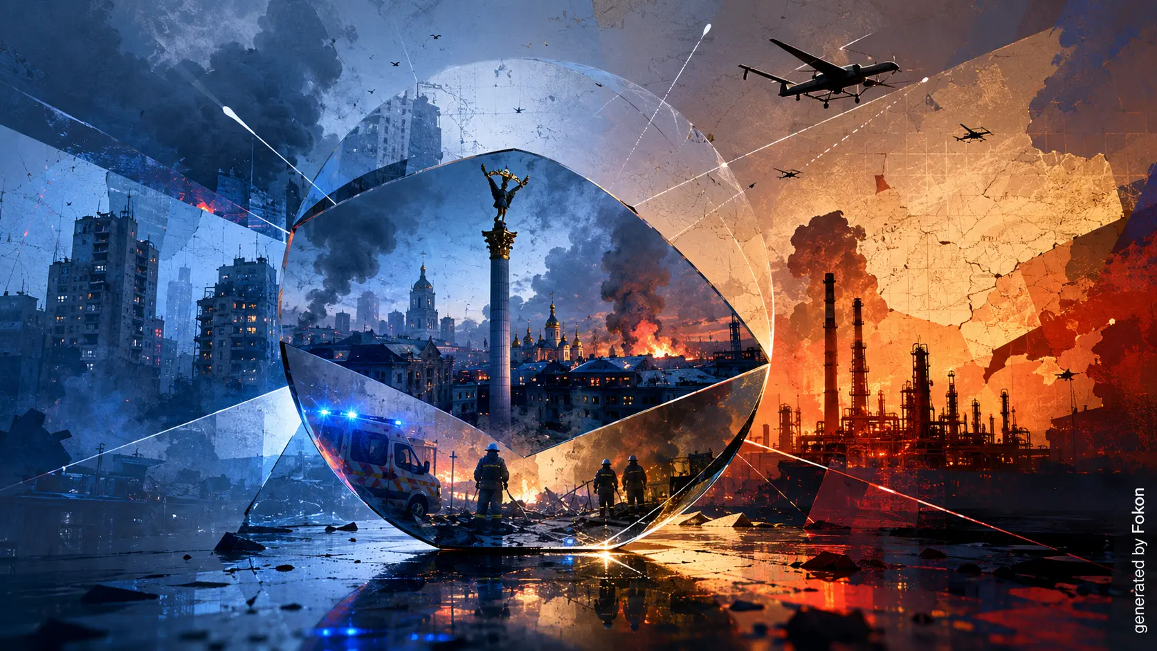 Guerre en Ukraine : la Russie a frappé Kiev, l’Ukraine a visé des sites en Russie