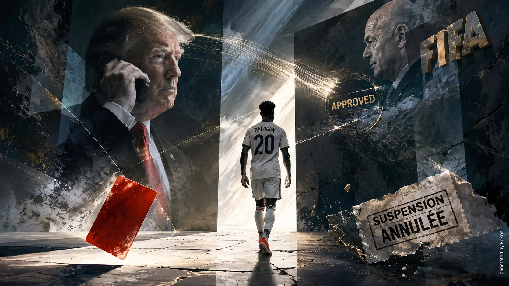 Football : la suspension de Folarin Balogun annulée après un appel de Donald Trump à la FIFA