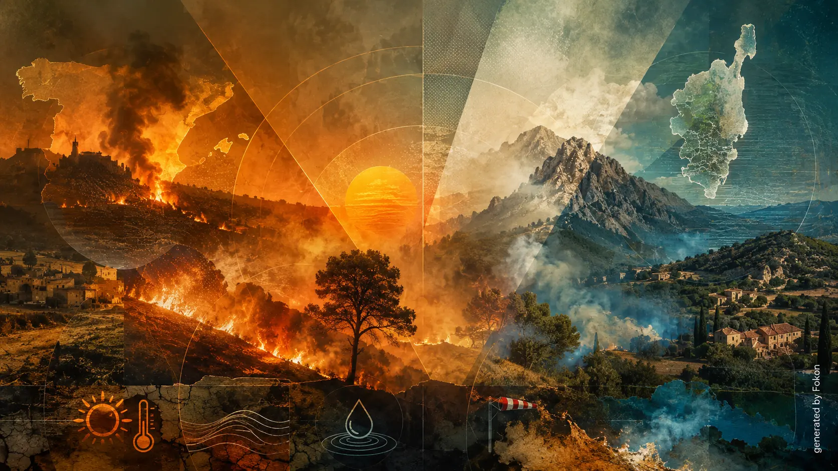 Canicules et incendies : l’Espagne, la Corse et le Var restent sous forte pression
