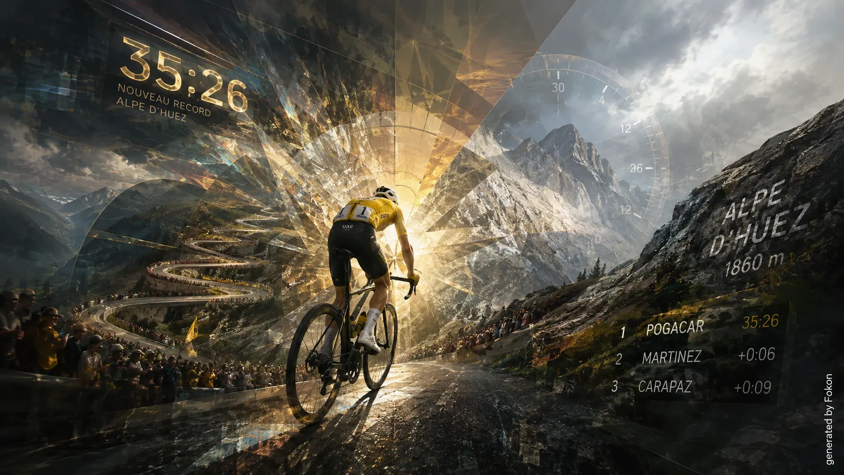 Tour de France 2026 : Tadej Pogacar gagne à l’Alpe d’Huez et bat le record