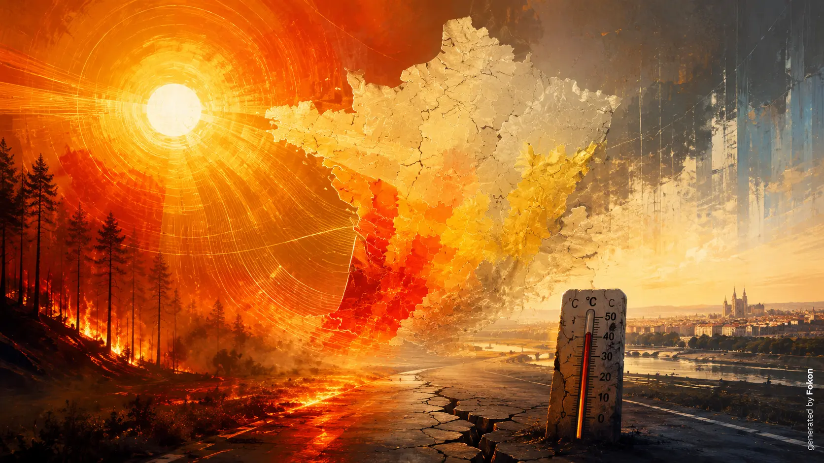 Canicule en France : Météo-France place 16 départements en vigilance orange mercredi