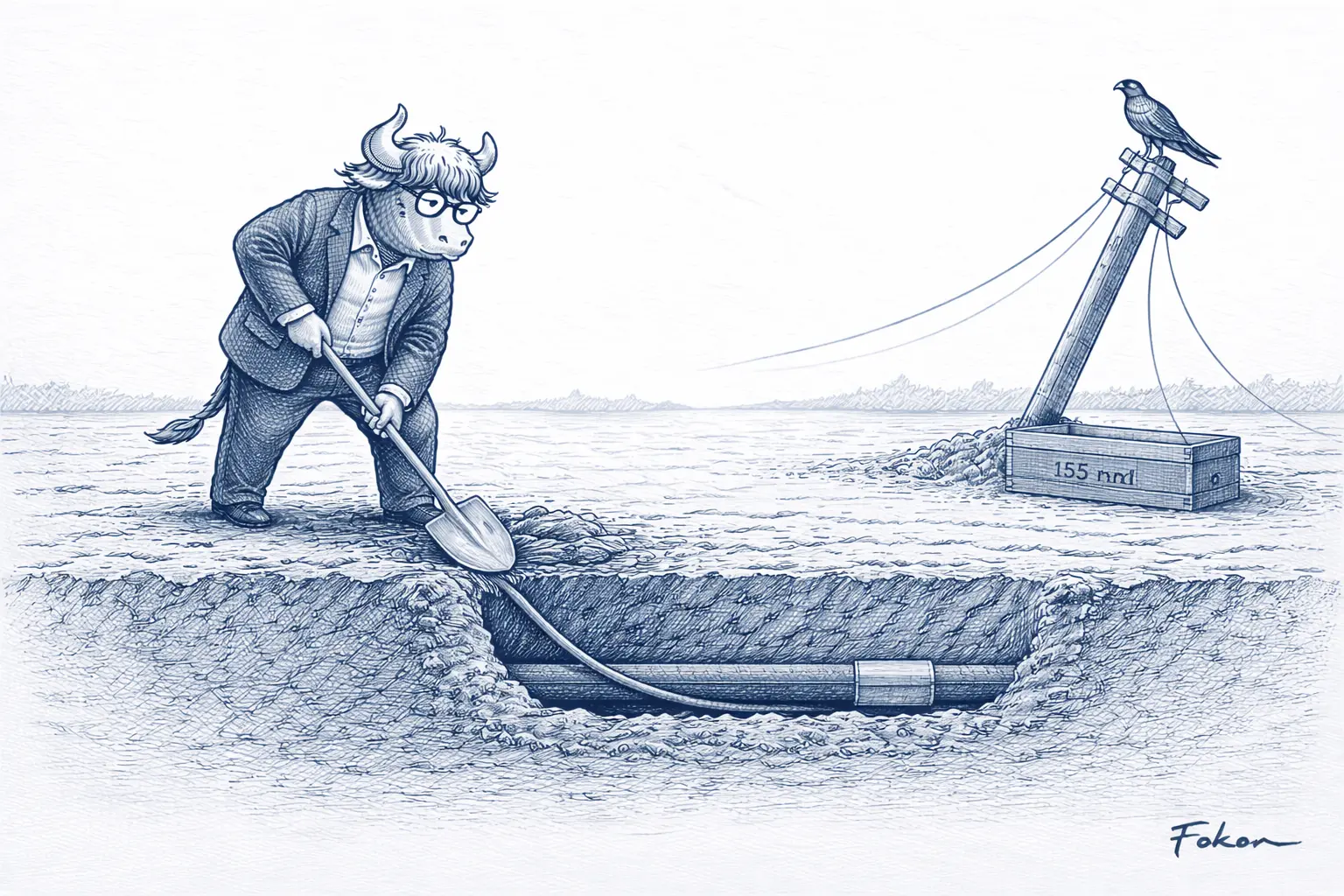 Ukraine : réseau enfoui, obus multipliés